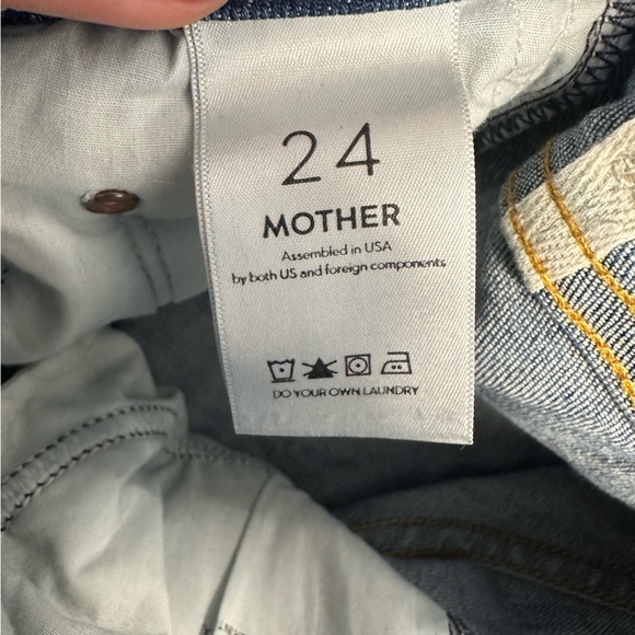 Mother Denim High Waisted Looker in Rough it Up - Picture 7 of 7
